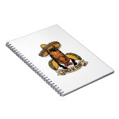 Retro Vectorontwerp van Huilende Wolven bij Volle Notitieboek (Rechterzijde)