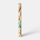 Retro veelkleurige Cartoon snoep Samsung Galaxy Hoesje (Linkerkant)