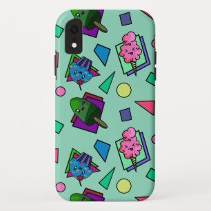 Retro Veelkleurige Cartoon Sweets & Shapes Patroon Case-Mate iPhone Case