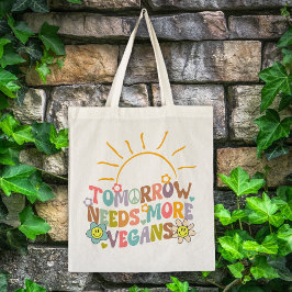 Retro Vegan Tote Bag