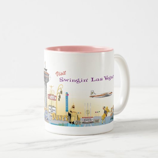 Retro Vegas Mok (Voorkant rechts)