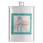 Retro Vegas Sign grunge Flacon (Voorkant)