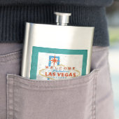 Retro Vegas uithangbord grunge Flacon (Voorbeeld)