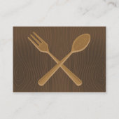 Retro Vegetable Bowl Visitekaartje (Achterkant)