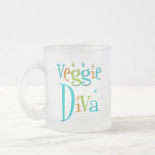 Retro Veggie Diva Matglas Koffiemok (Links)