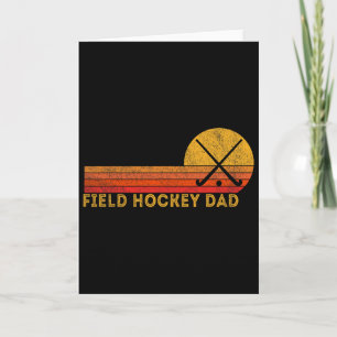 Retro Veldhockey Vader Ll Vader Veldhockey Game Kaart