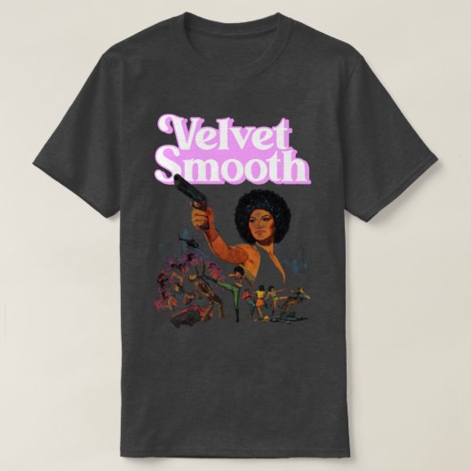 Retro Velvet Smooth Cult Classic T-shirt (Design voorkant)