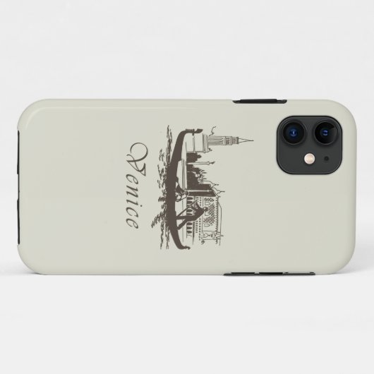 Retro Venice Case-Mate iPhone Case (Achterkant (horizontaal))
