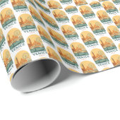 Retro Venice Italy Wrapping Paper – Gondola  Cadeaupapier (Rol Hoek)