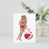 Retro Venus Briefkaart (Staand voorkant)