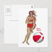 Retro Venus Briefkaart (Voorkant / Achterkant)