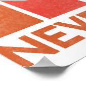 Retro vergeet nooit Pluto Funny Space Science Poster (Hoek)