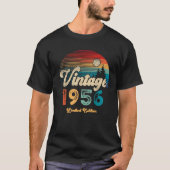 Retro Verjaardag Bday Cadeau Gifts Funny 70 jaar T-shirt (Voorkant)