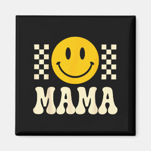 Retro verjaardag mama shirt, One Happy Dude famili Magneet