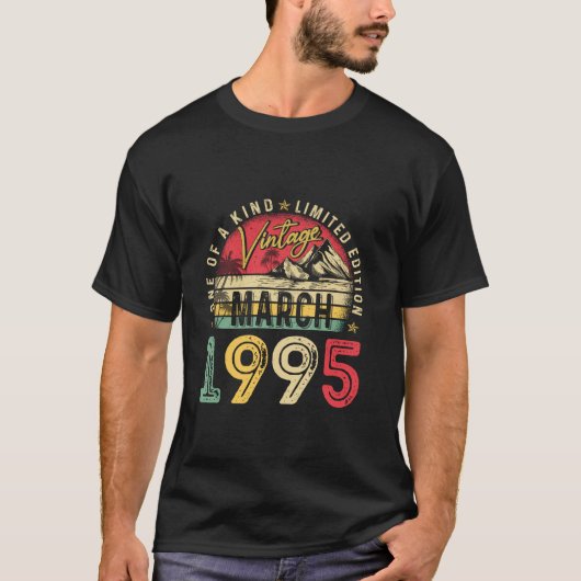Retro Verjaardag Mannen Vrouwen 30 Jaar Oude Gift  T-shirt (Voorkant)
