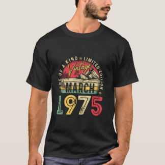 Retro Verjaardag Mannen Vrouwen 50 Jaar Oude Gift T-shirt