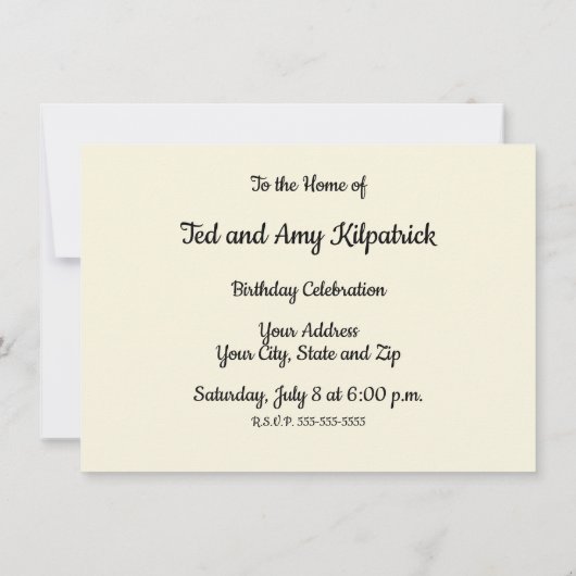 Retro Verjaardag Meisje Taart Kat Kinderen Kunstwe Kaart (Achterkant)