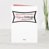 Retro Verjaardag van de Verrassing Kaart (Achterkant)