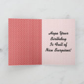 Retro Verjaardag van de Verrassing Kaart (Binnen)