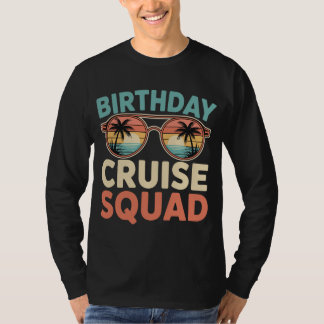 Retro Verjaardagscruise Team 2026 - Vintage Zonson T-shirt