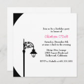 retro / verjaardagsfeest kaart (Voorkant / Achterkant)