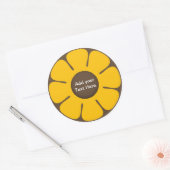 Retro Verjaardagsfeestje Cupcake Toppers Stickers (Envelop)