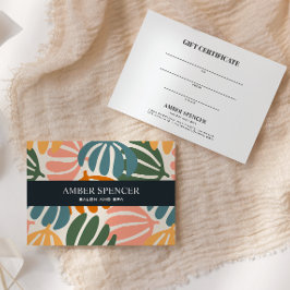 RETRO VERLAAT GROOVY BOTANISCHE GIRLY CADEAU KAART