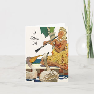 Retro Verlaat Verjaardag Oeps Kaart Kaarten Ik bli