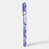 Retro Verlopend Geometrisch Waaierspatroon Case-Mate iPhone Case (Achterkant / Links)
