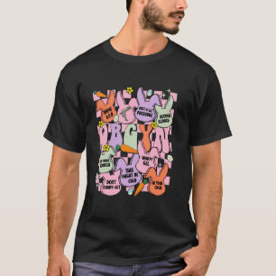 Retro verloskundige Gynaecologie Pasen Verloskundi T-shirt