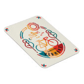 Retro Vermont Fietsroute Magneet (Rechterzijde)