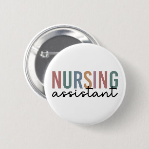 Retro verpleegkundige assistent CNA verpleegkundig Ronde Button 5,7 Cm