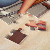 Retro verpleegkundige illustratie legpuzzel (Zijkant)