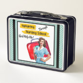 Retro Verpleegkundige Pinup_ Verpleegkunde Notitie (Achterkant)