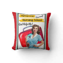 Retro Verpleegkundige Pinup_ Verpleegkunde Notitie