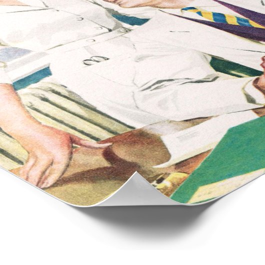 Retro verpleegkundigen - Geniet van de week van de Poster (Hoek)