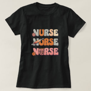 Retro-verpleegster Grafisch ontwerp  T-shirt