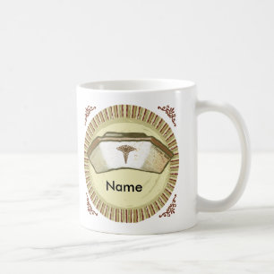 Retro verpleegstershoed koffiemok