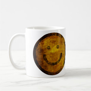 Retro Verpletterde Happy Face-Mok Koffiemok