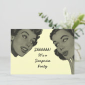 Retro verrassingsgroep 2 kaart (Staand voorkant)