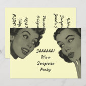 Retro verrassingsgroep 2 kaart (Voorkant / Achterkant)