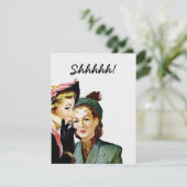 Retro verrassingspartij kaart (Staand voorkant)