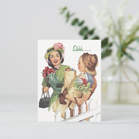 Retro verrassingspartij voor elke uitnodiging tot  (Staand voorkant)