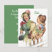 Retro verrassingspartij voor elke uitnodiging tot  (Voorkant / Achterkant)