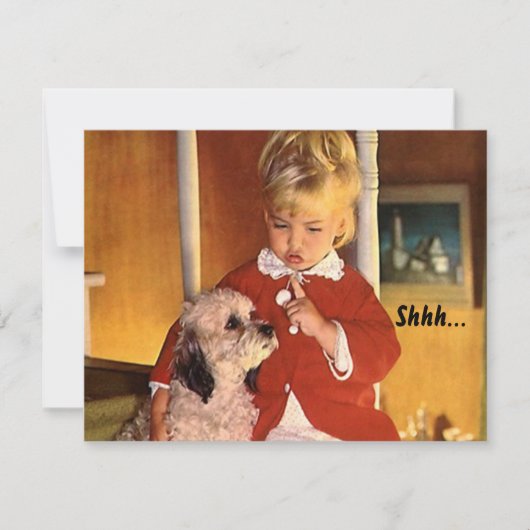 Retro verrassingspartij voor elke uitnodiging tot  (Voorkant)