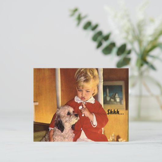 Retro verrassingspartij voor elke uitnodiging tot  (Staand voorkant)