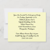 Retro verrassingspartij voor elke uitnodiging tot  (Achterkant)