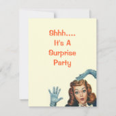 Retro verrassingspartij voor elke uitnodiging tot  (Voorkant)