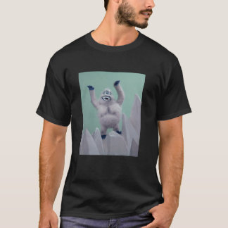 Retro Verschrikkelijke Sneeuwman T-shirt