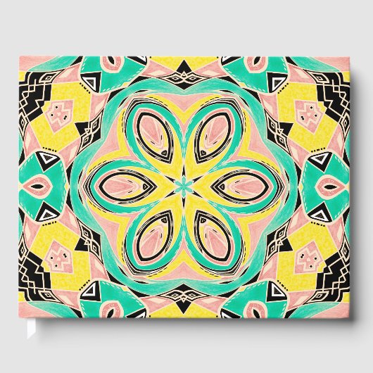 Retro-versiering Gastenboek (Voorkant)